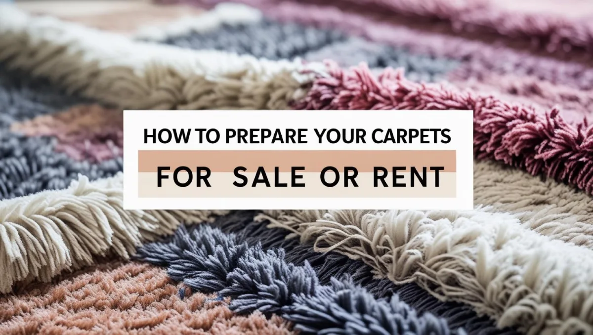 Prepare Carpets for Sale/Rent.