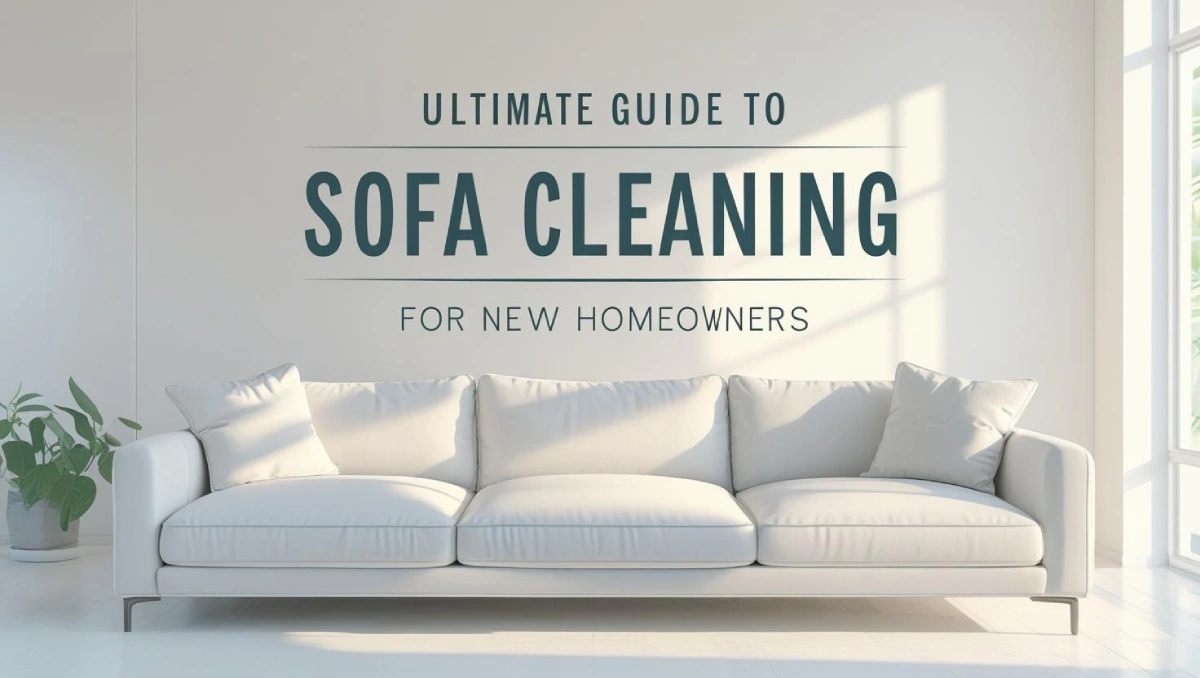 Sofa Cleaning for New Homeowners
